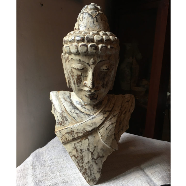 Statua di Buddha monaco meditazione 35 cm