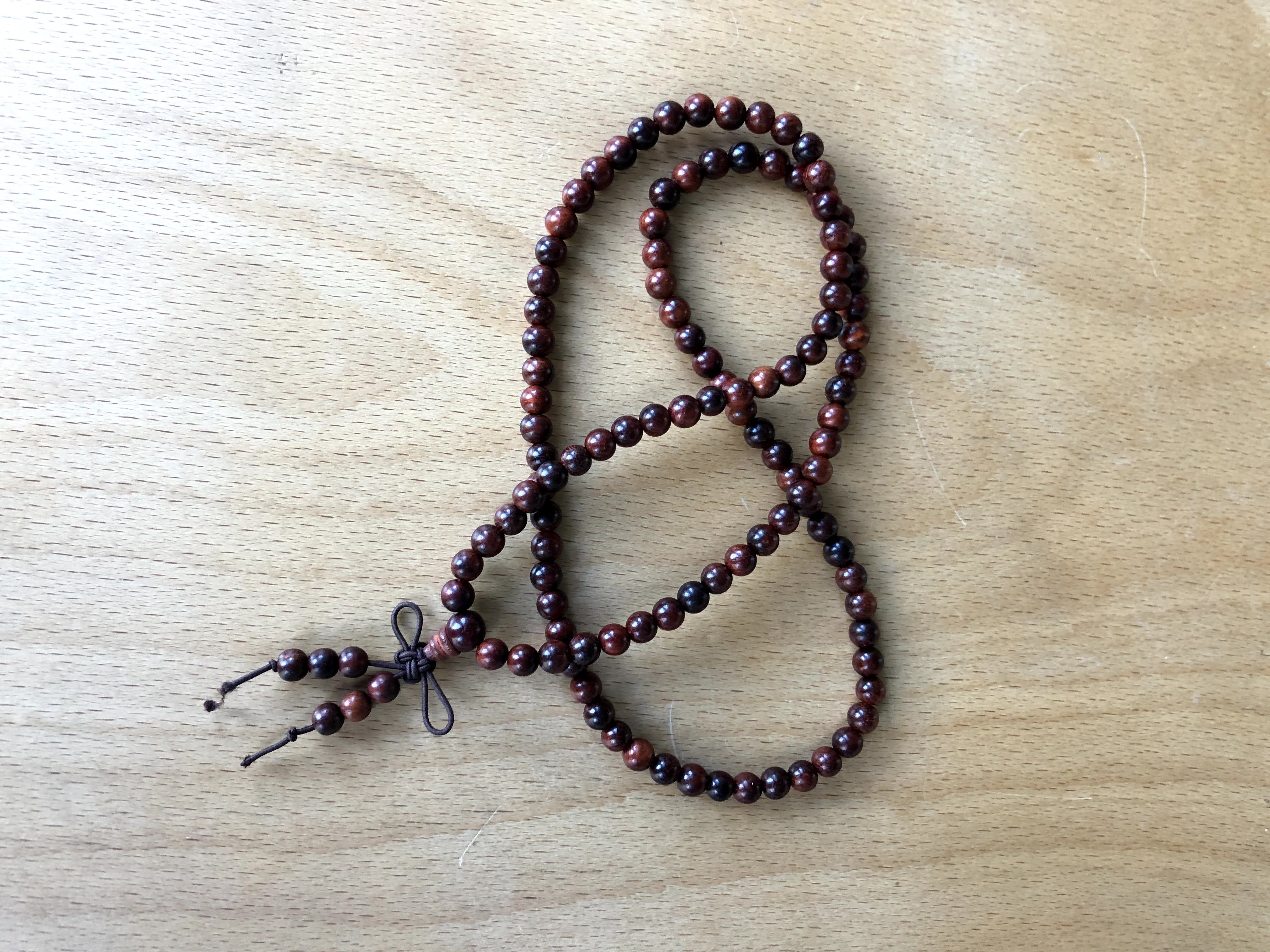 Japamala collana 108 legno